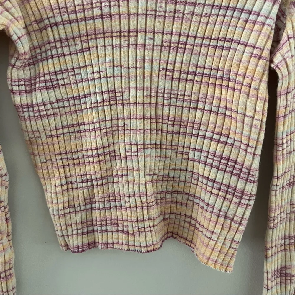 Sincerely Jules Slightly Short Knit Sweater Bell Sleeves Boho Juniors L NWT Pink Size L - Image 3