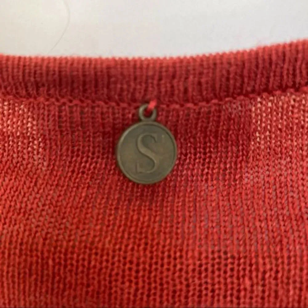 SOFT SURROUNDINGS Knit & Velvet Tunic Sweater S - Image 3