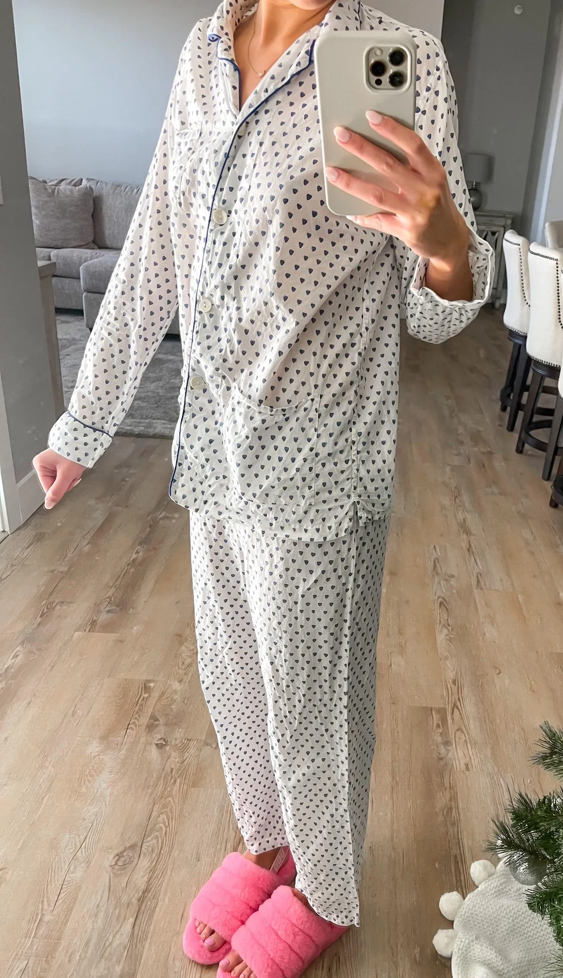 Roller Rabbit Blue Heart Pajama Set - Image 3