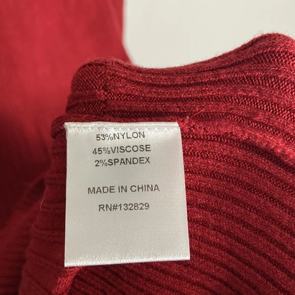 HOUSE of Harlow 1960 x Revolve Aaron Knit Dress in Sangria size medium Red - Image 3