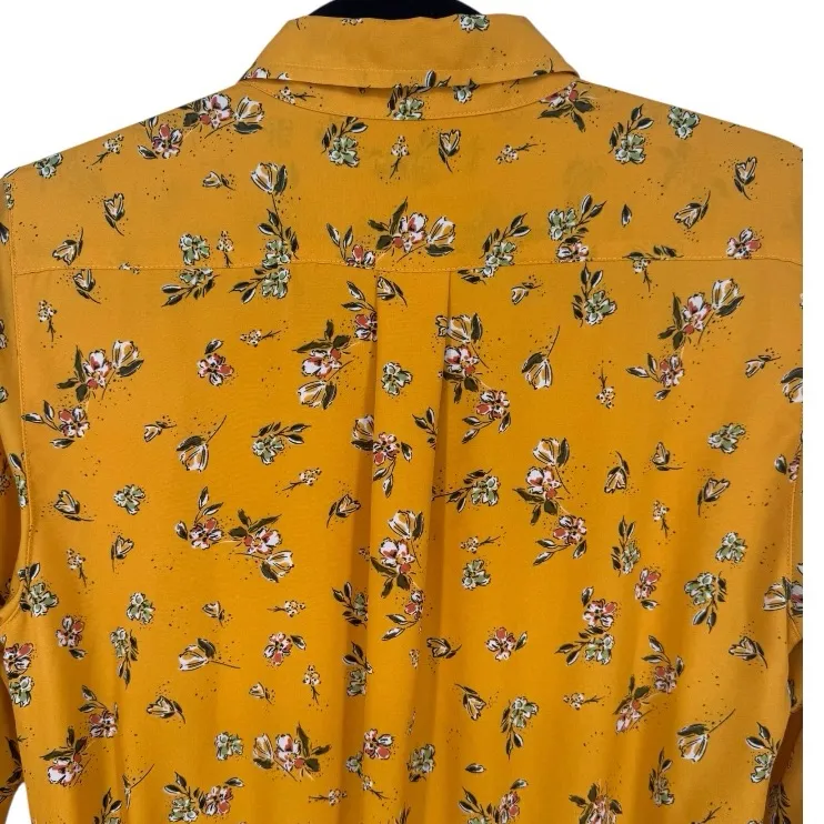 Lauren Ralph‎ Lauren Long Sleeve Floral Print Shirtdress Sz 6 Old Money Feminine - Image 7