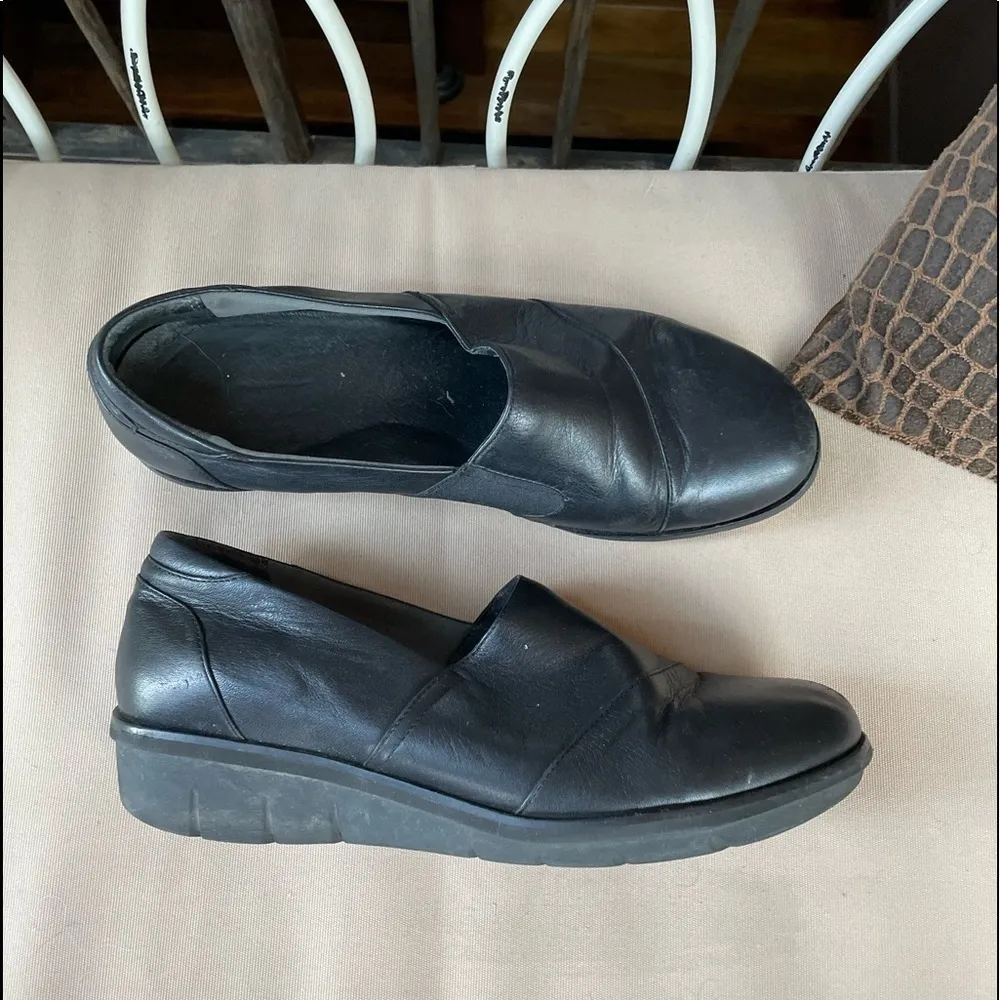 Dansko Julia Leather Milled Nappa Shoe in Black Size 10.5-11 or 41‎ - Image 2