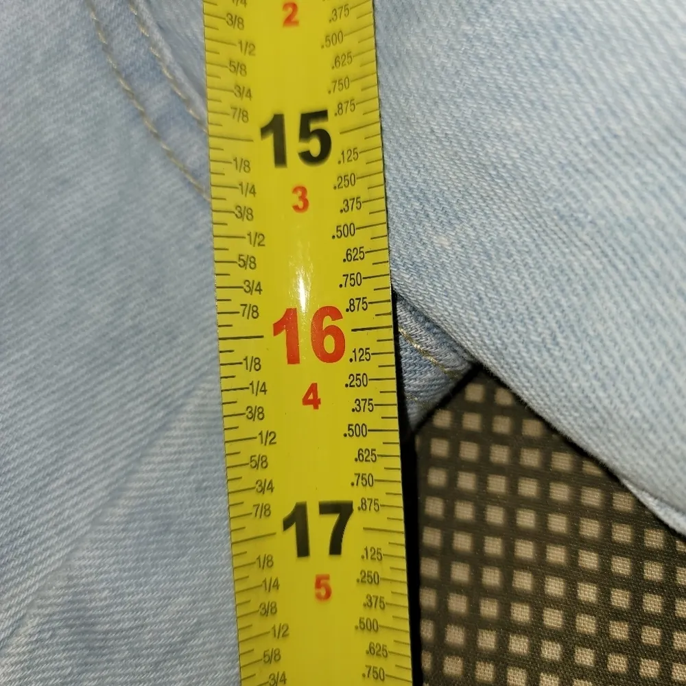 PrettyLittleThing Women's Light Blue Denim Cotton Wide Legs Casual Pants Size 20 - Image 12