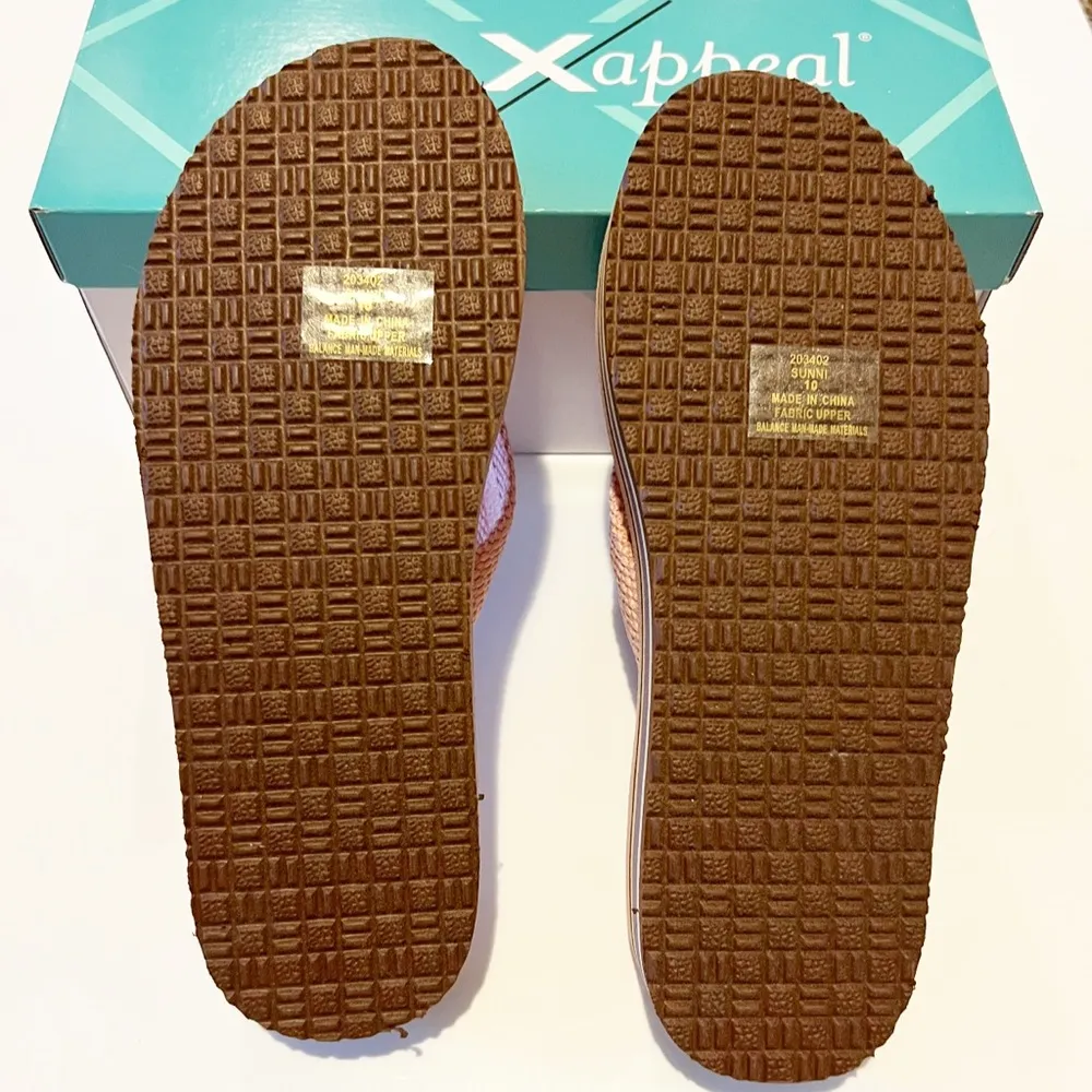 🩷🩴Xappeal Sunni Women's Platform Pink Flip Flop Sandals, Size 10 - Image 9