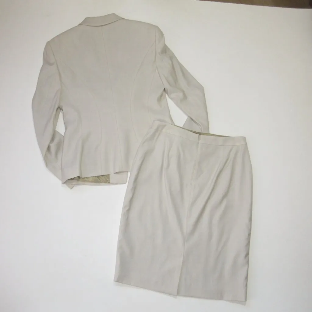 NWT BOSS Hugo Boss Jakely Blazer 6 Vekita Skirt 8 Wool Blend 2-Piece Suit 6/8 - Image 7