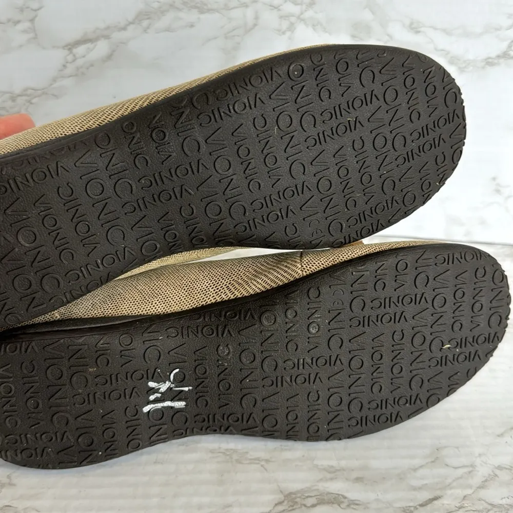 Vionic  Alda OrthoHeel  Saddle Lizard Leather Loafer shoes size 9 - Image 8