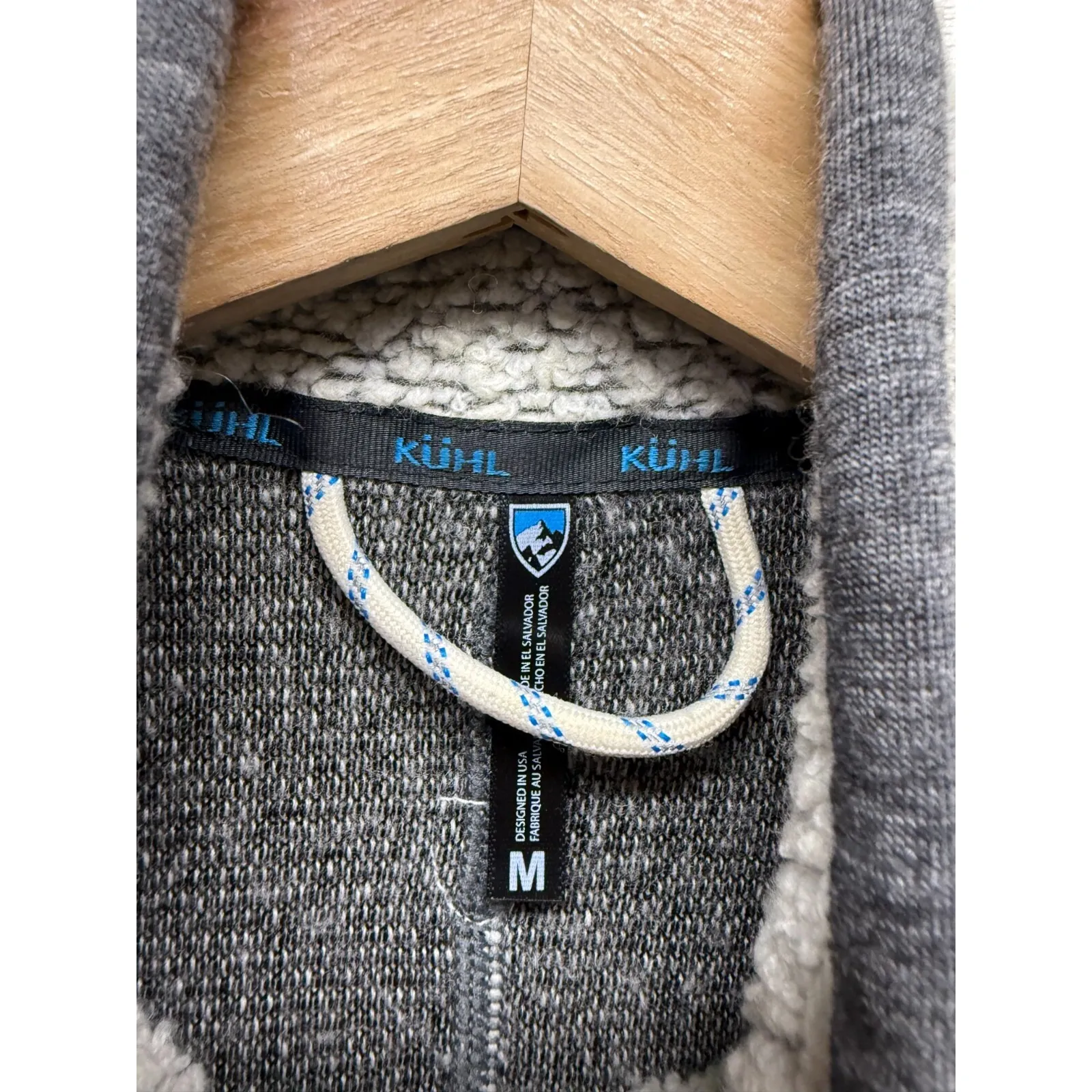 Kuhl Vest Womens Sz M Gray Sleeveless‎ Full Zip Pockets Outdoors Wool Fleece - Image 4