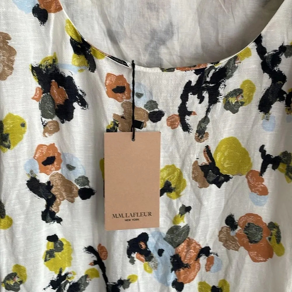 M.M.LaFleur The Gali Dress Meadow Print Linen - Image 11