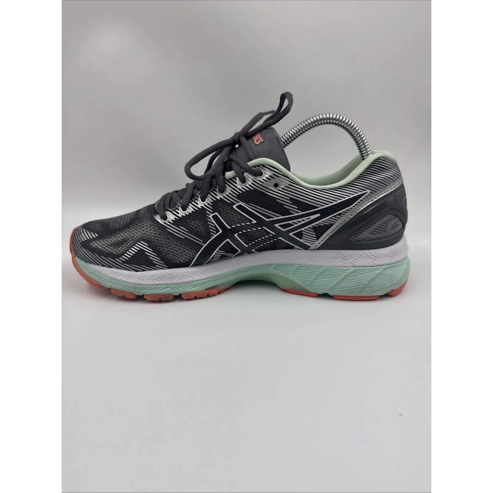 ASICS Gel-Nimbus 19 Women's Running Athletic Sneakers T750N Grey Size 8.5 - Image 8