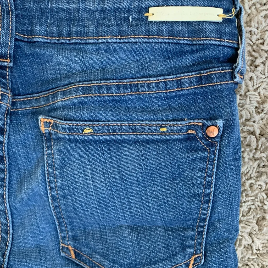 Pilcro and the Letterpress size 26 cutoff denim blue jean shorts - Image 4