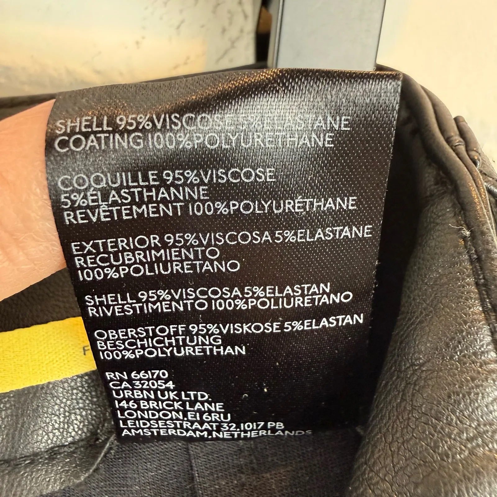 Anthropologie Maeve Black Faux Leather The Colette Crop Pant High Rise Size 31 - Image 17