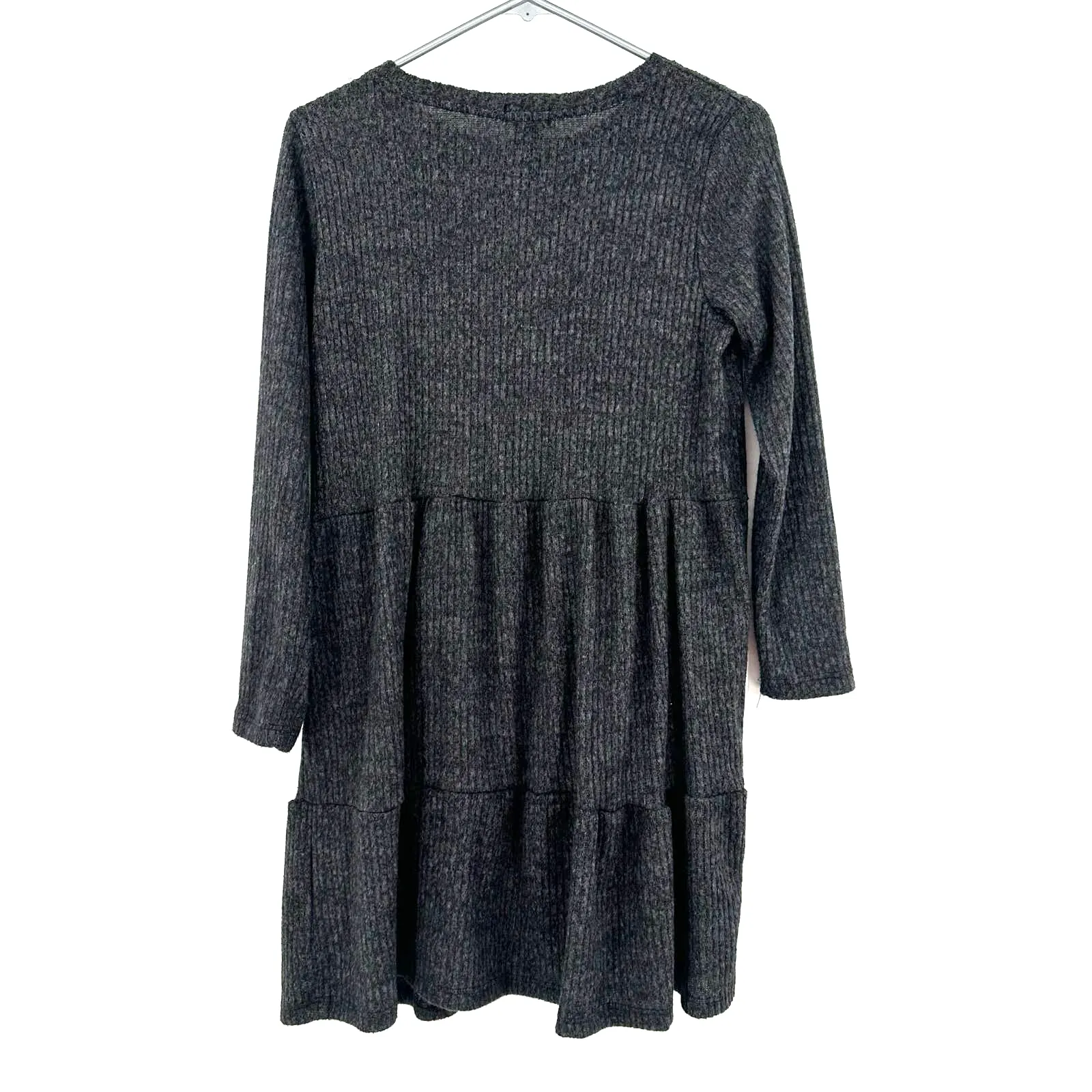 CENY size small long sleeve ribbed sweater dress gray New with‎ tags nordstrom - Image 2