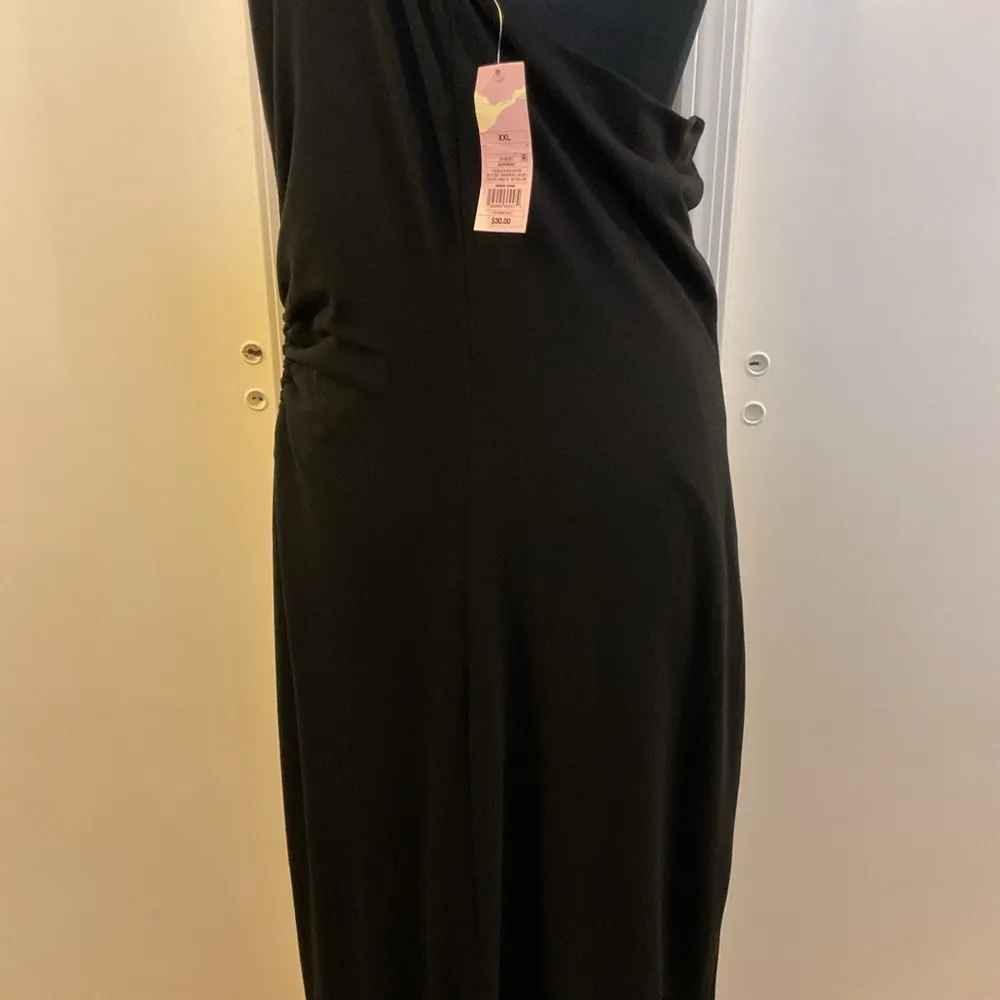 2. NWT Wild Fable Black Asymmetrical One Shoulder Black Cut Out Hip Dress SZ XXL - Image 10