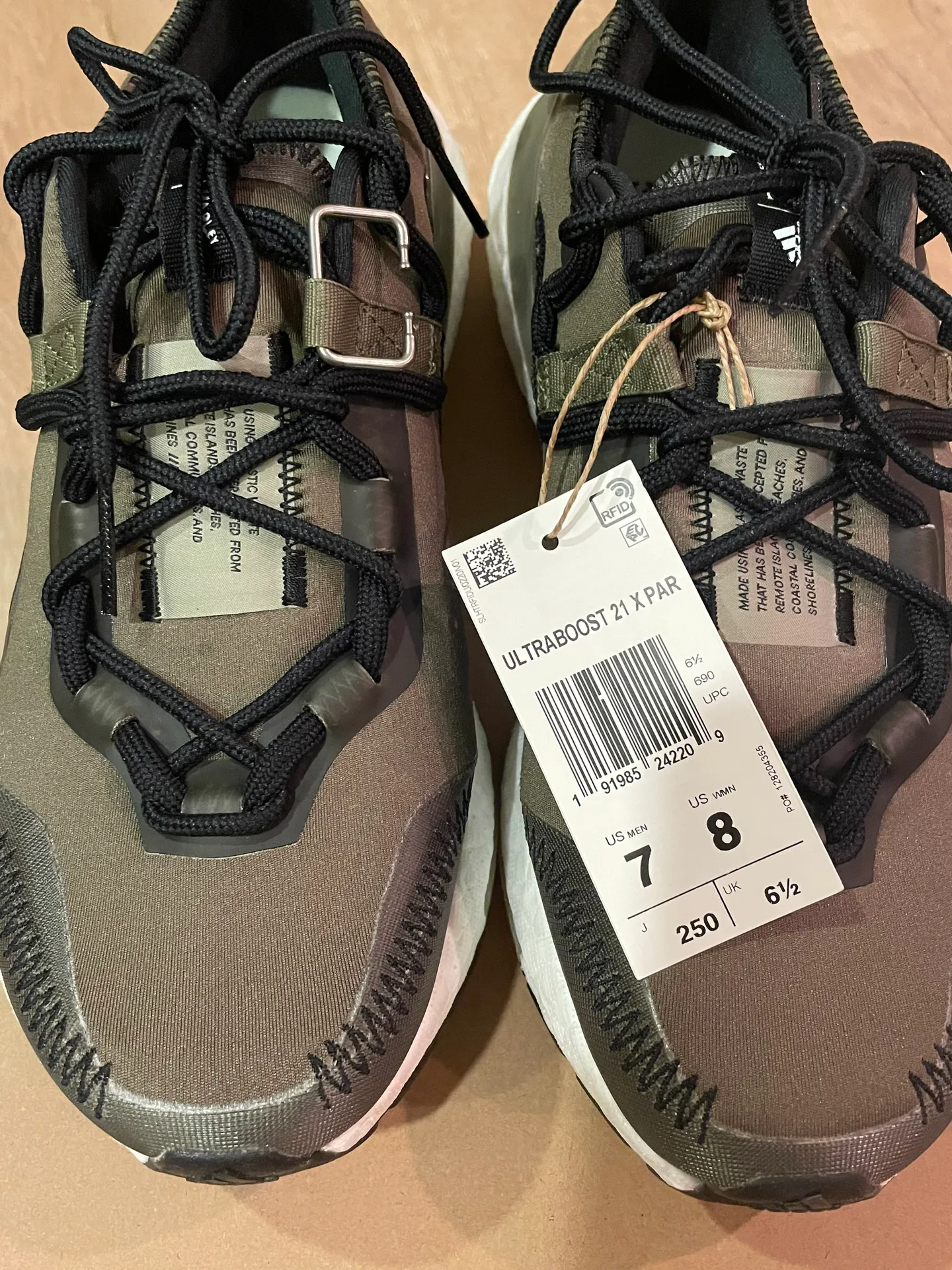 Ultraboost 21 x Parley Shoes G55649 Unisex M 7 / W 8 NWT - Image 2