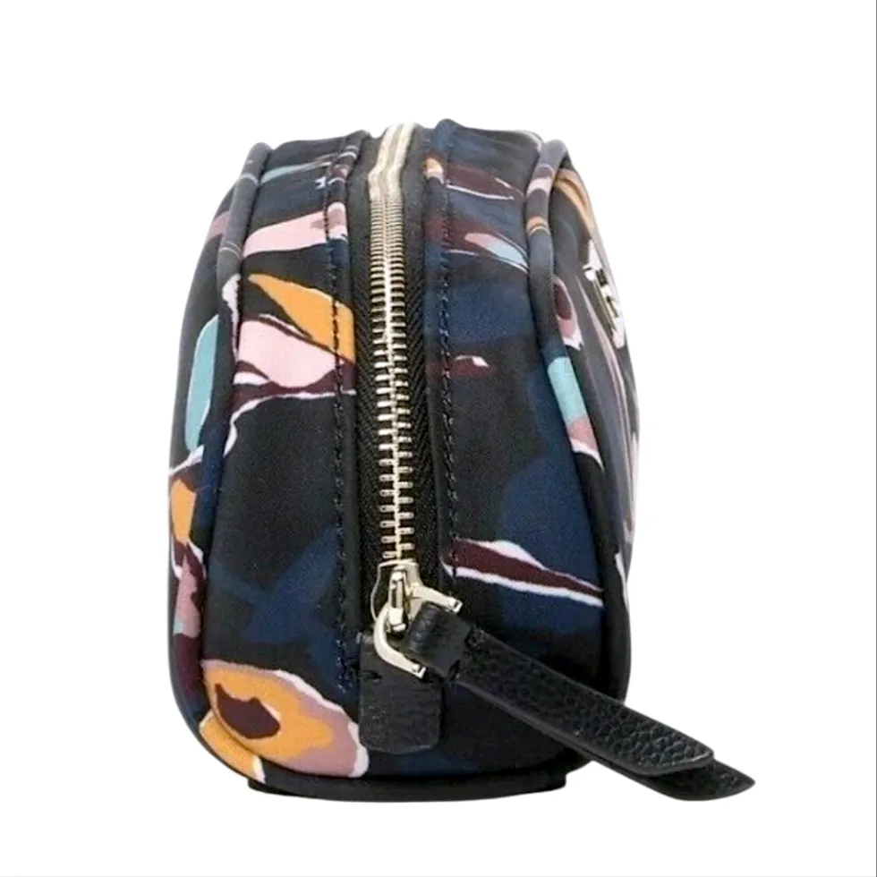 Kate Spade New York Dawn Paper Rose Makeup Pouch Clutch Pencil Case - Image 4