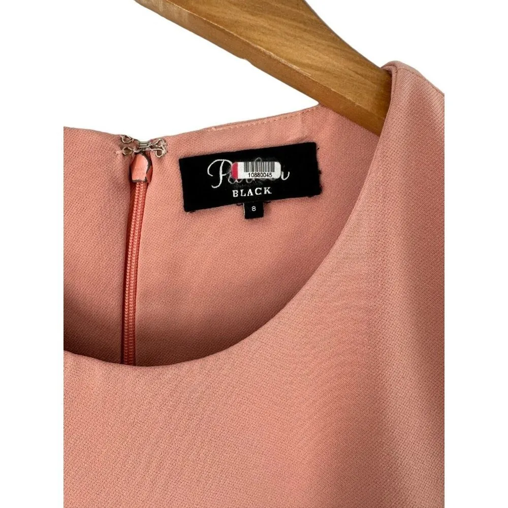 PARKER Pink Madeline Ruffle Gown Size Small AS-IS - Image 9