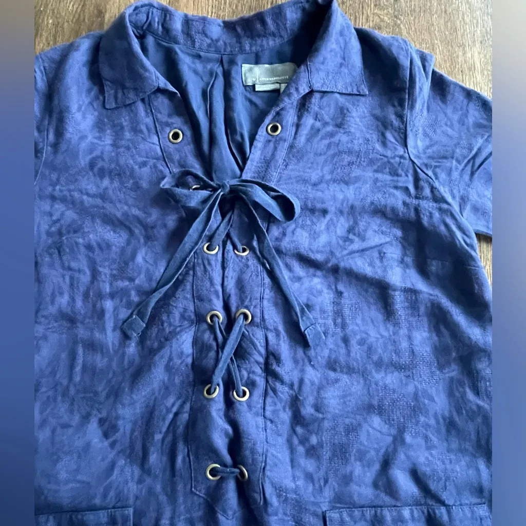 Anthropologie Finley Lace Up Dress - size 6 - Image 4