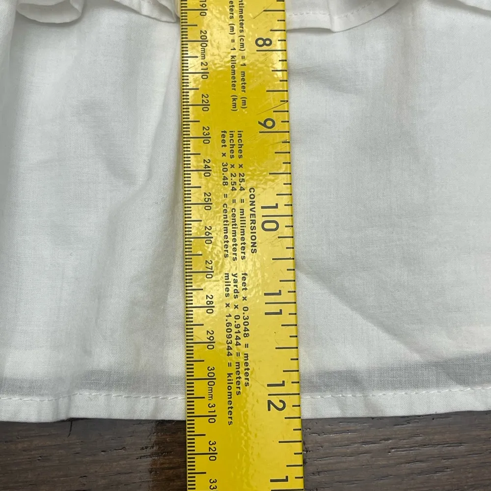 Express Cream Ruffled Tie Front Camisole Sleeveless - Image 6