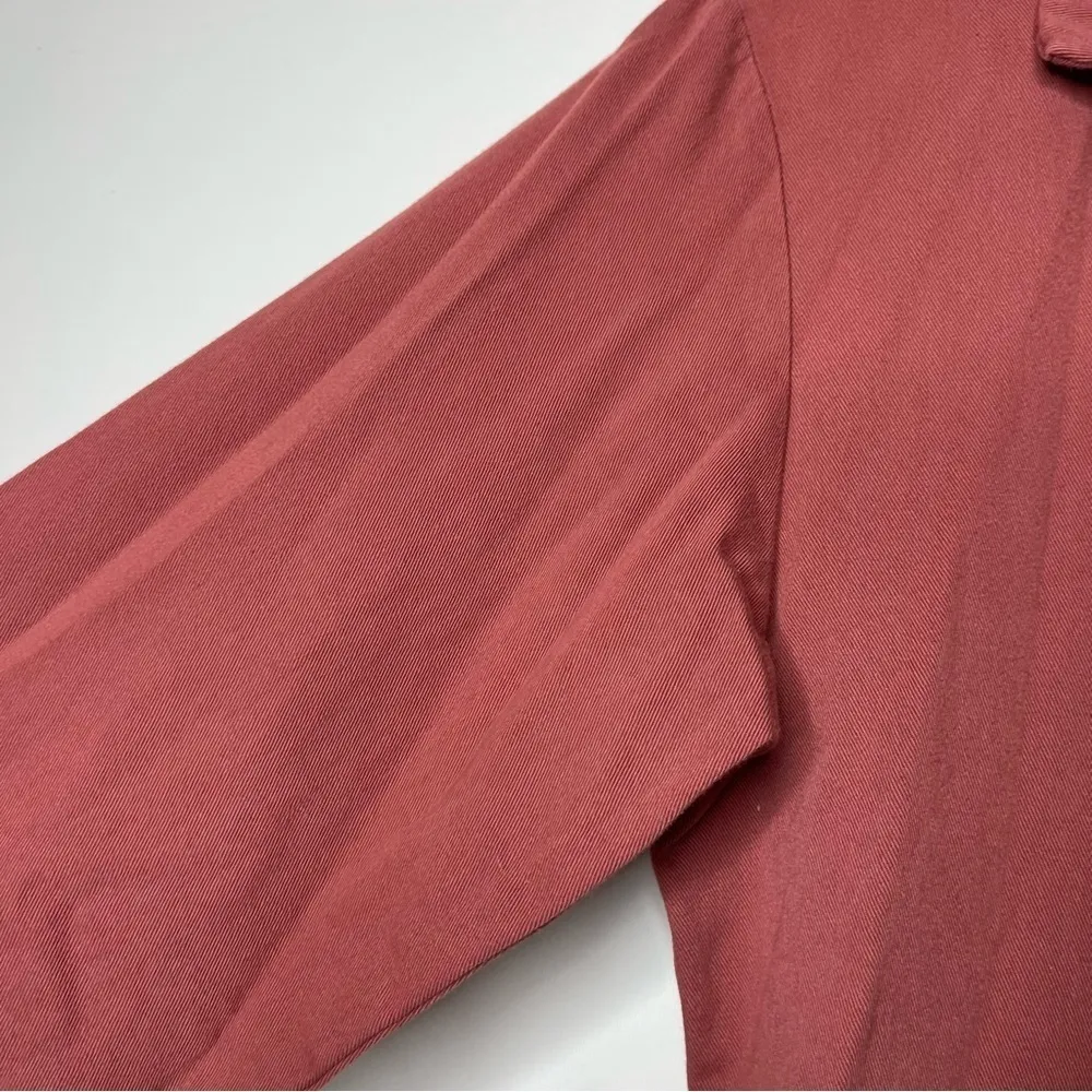 Ilana Kohn Long Sleeve Chichi Utility Coverall Jumpsuit in soft rust red sz XS - Image 8