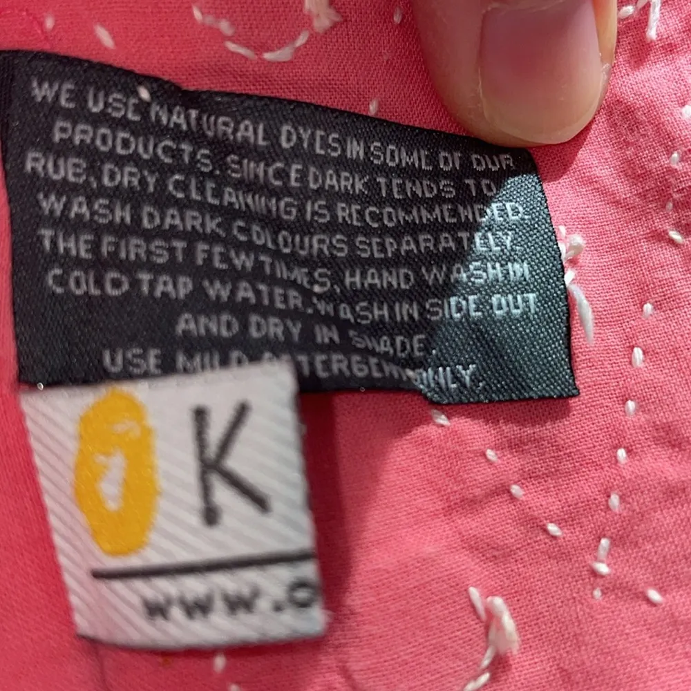 Real mirror work pink cotton vest handmade Size XS - Image 7