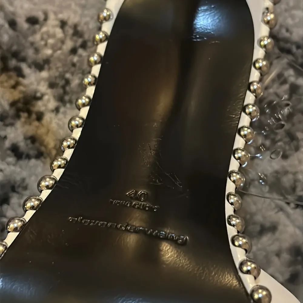Rina Studded Clear Strap Mule size 40 - Image 9