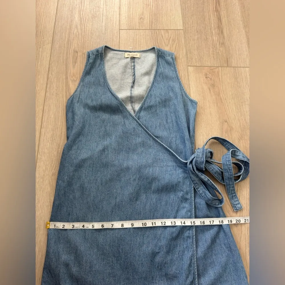 Madewell  Denim Wrap Dress - Image 2