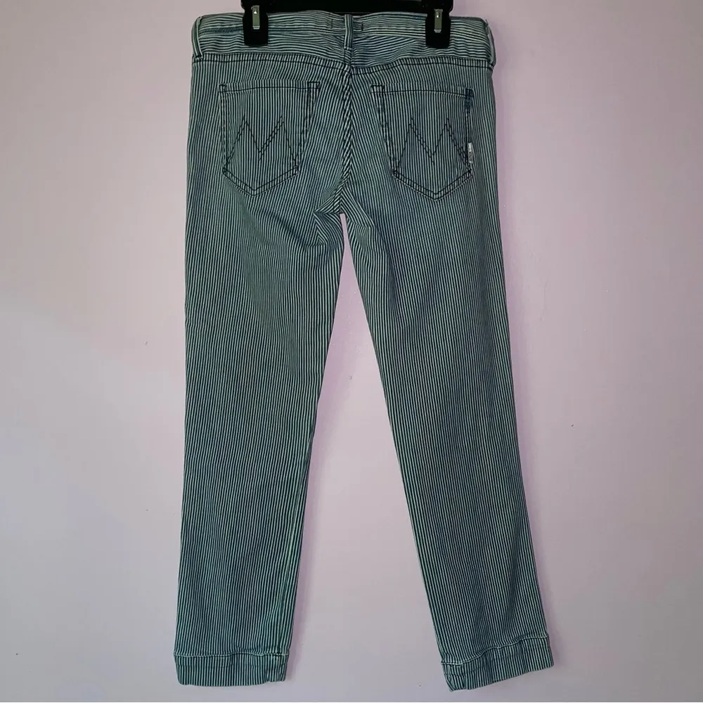 Mother Size 25 Tie Me Up Rascal in On the Road Coastal Fisherman Preppy Blue - Image 8