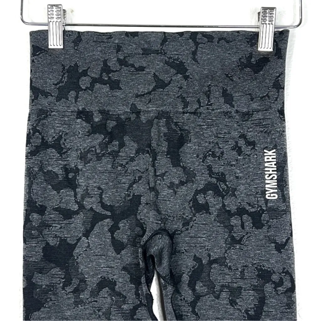 Gymshark Adapt Seamless Scrunch Butt Camo High Rise Leggings Size S Small EUC - Image 3