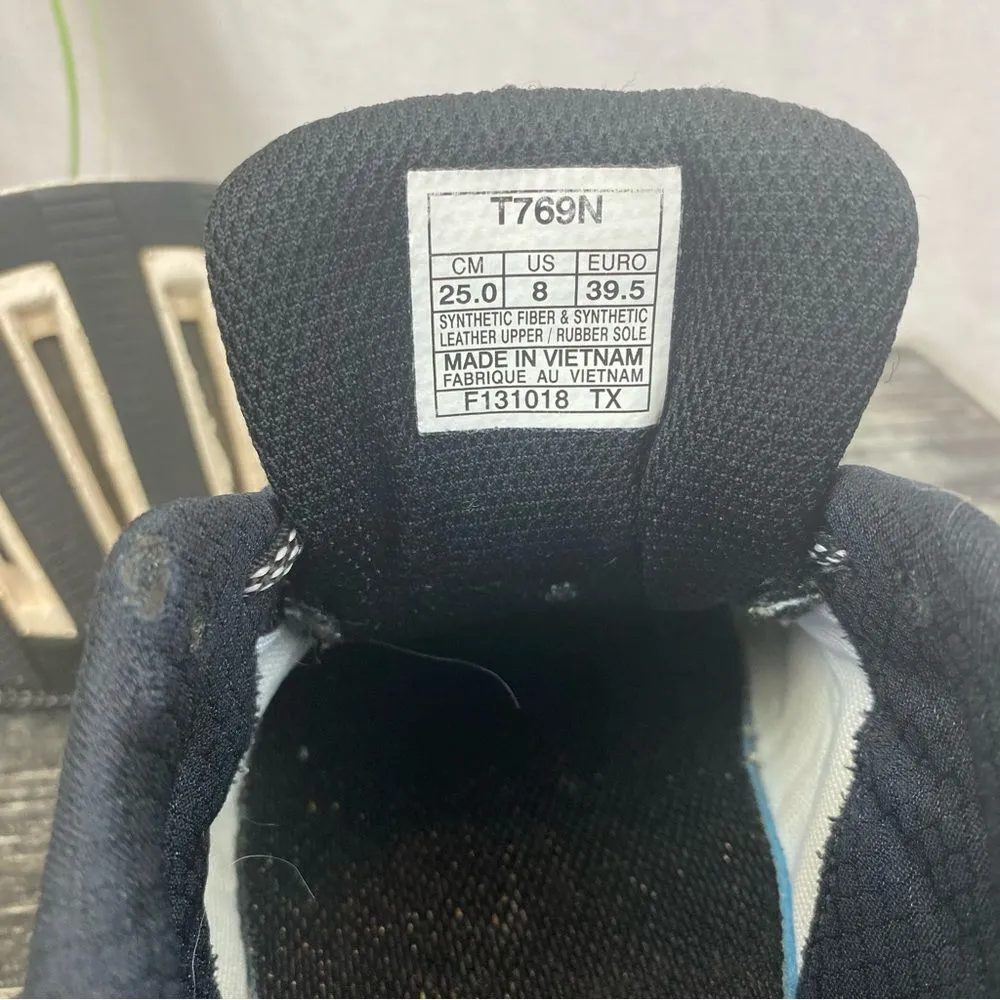 Asics Women's Gray & Black Athletic Sport F131018 Sneakers Shoes Trainers 8 - Image 6