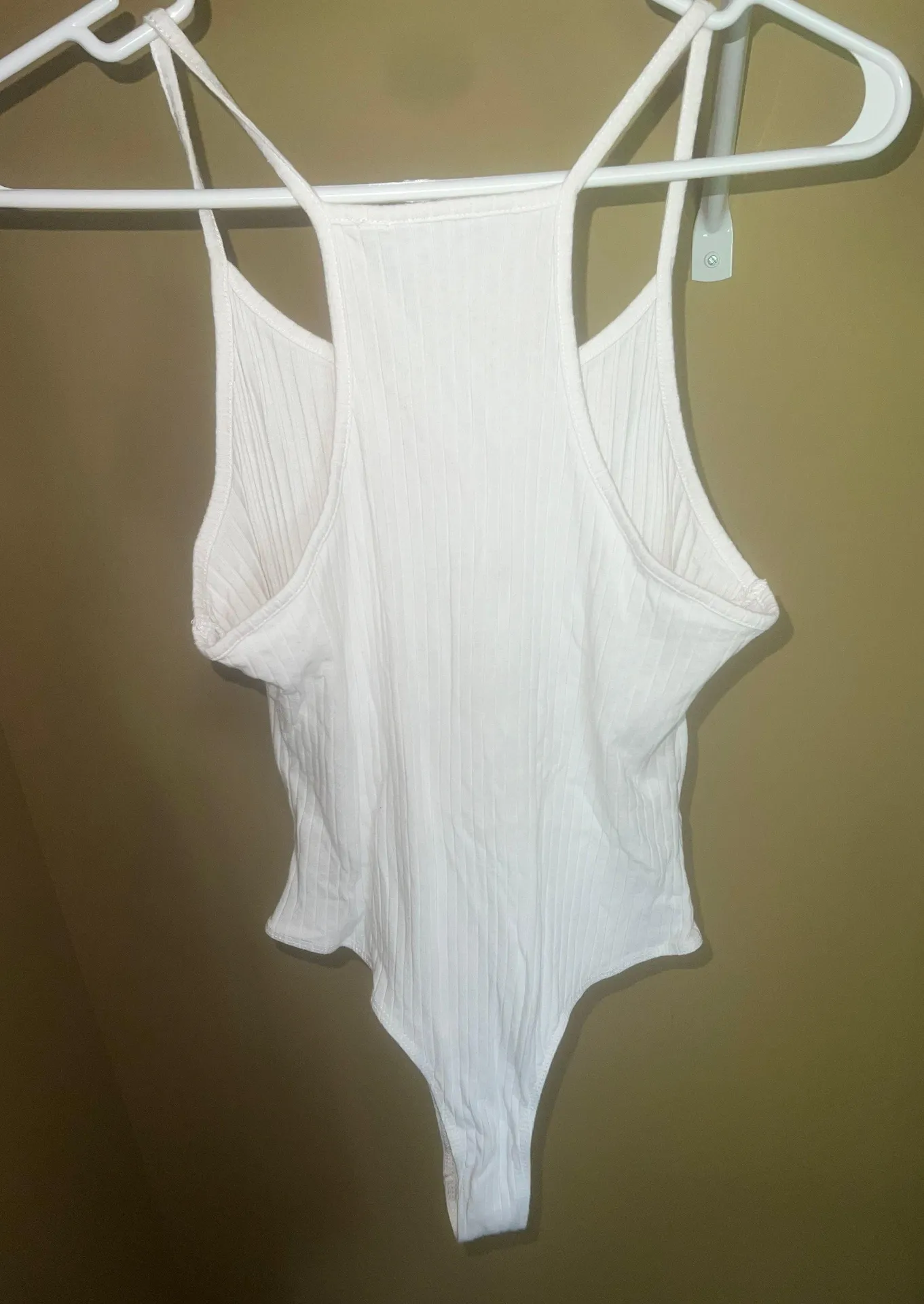 White Bodysuit Size L - Image 2