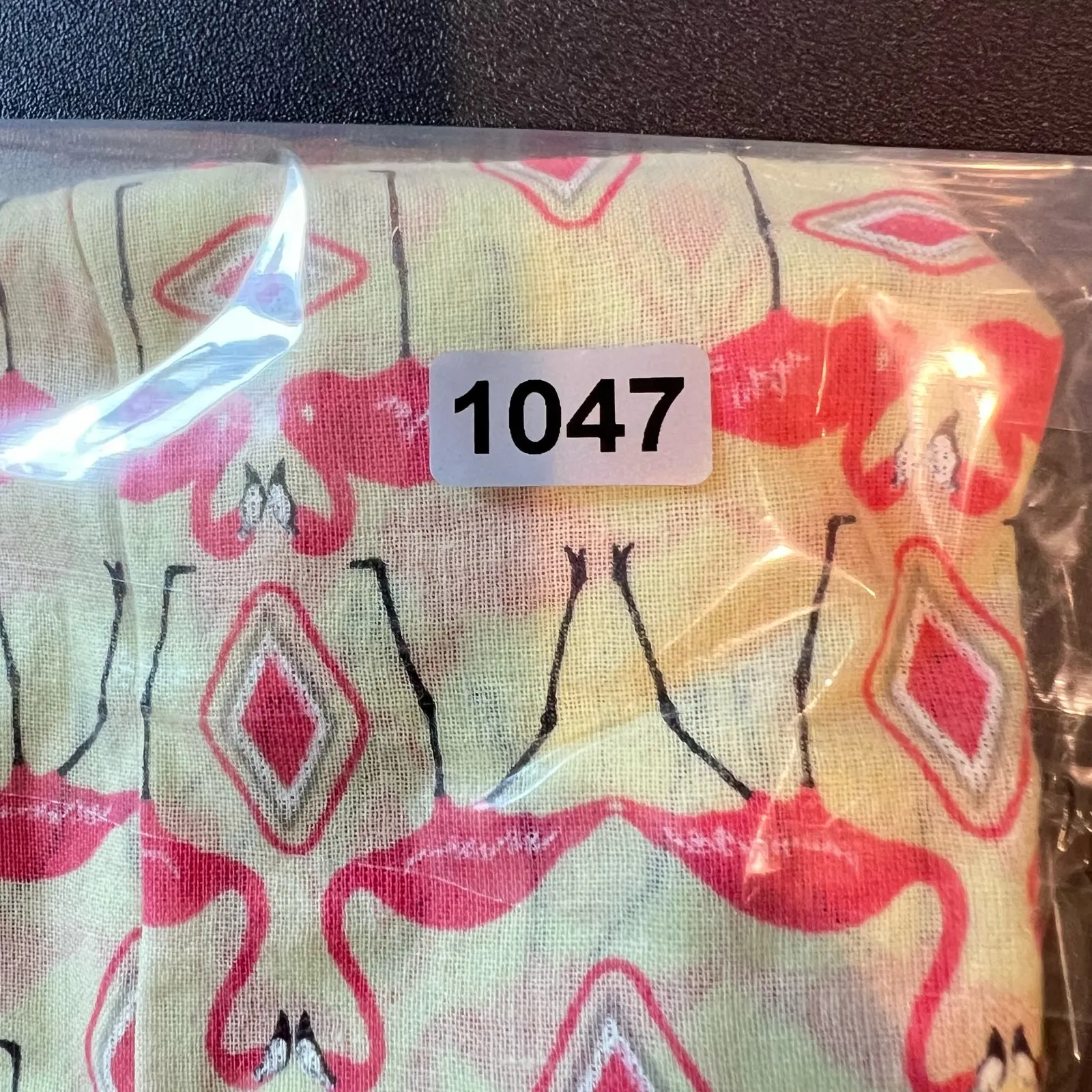 Fresh Produce XS/S Yellow Pink Flamingo Long Sleeve Tunic Top 100% Cotton Beachy - Image 12