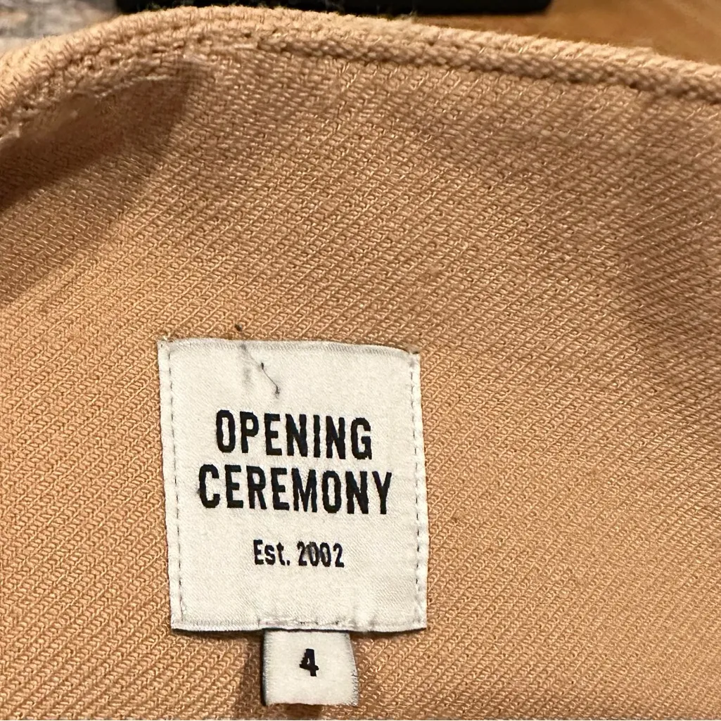 Opening Ceremony Tan Beige Mini Skirt 4 - Image 3