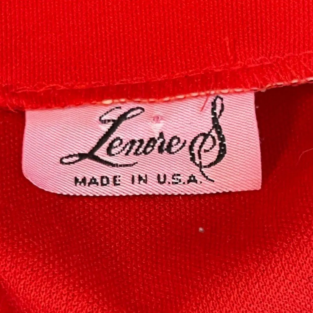 Vintage Lenore S Double Breasted Blazer‎ Red Black Size M - Image 2