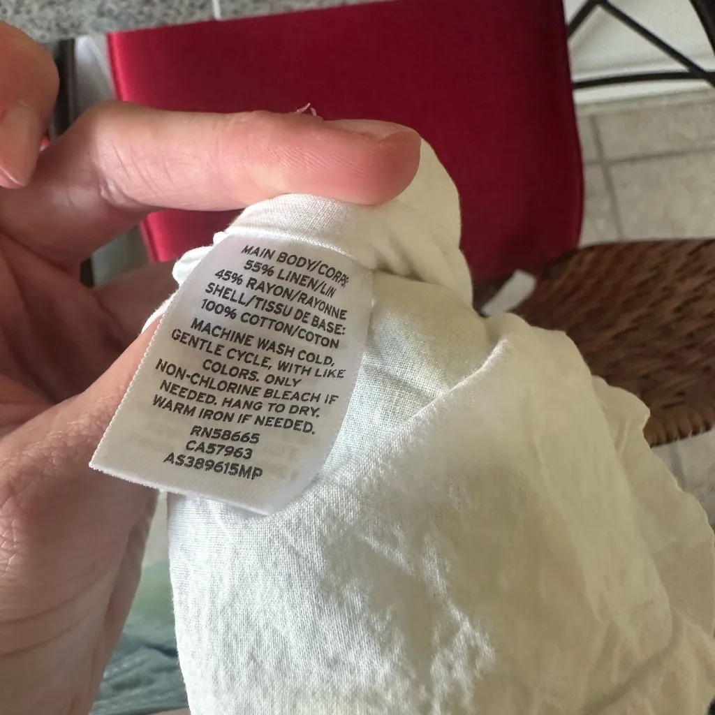 NWOT Lemon print linen dress - Image 12