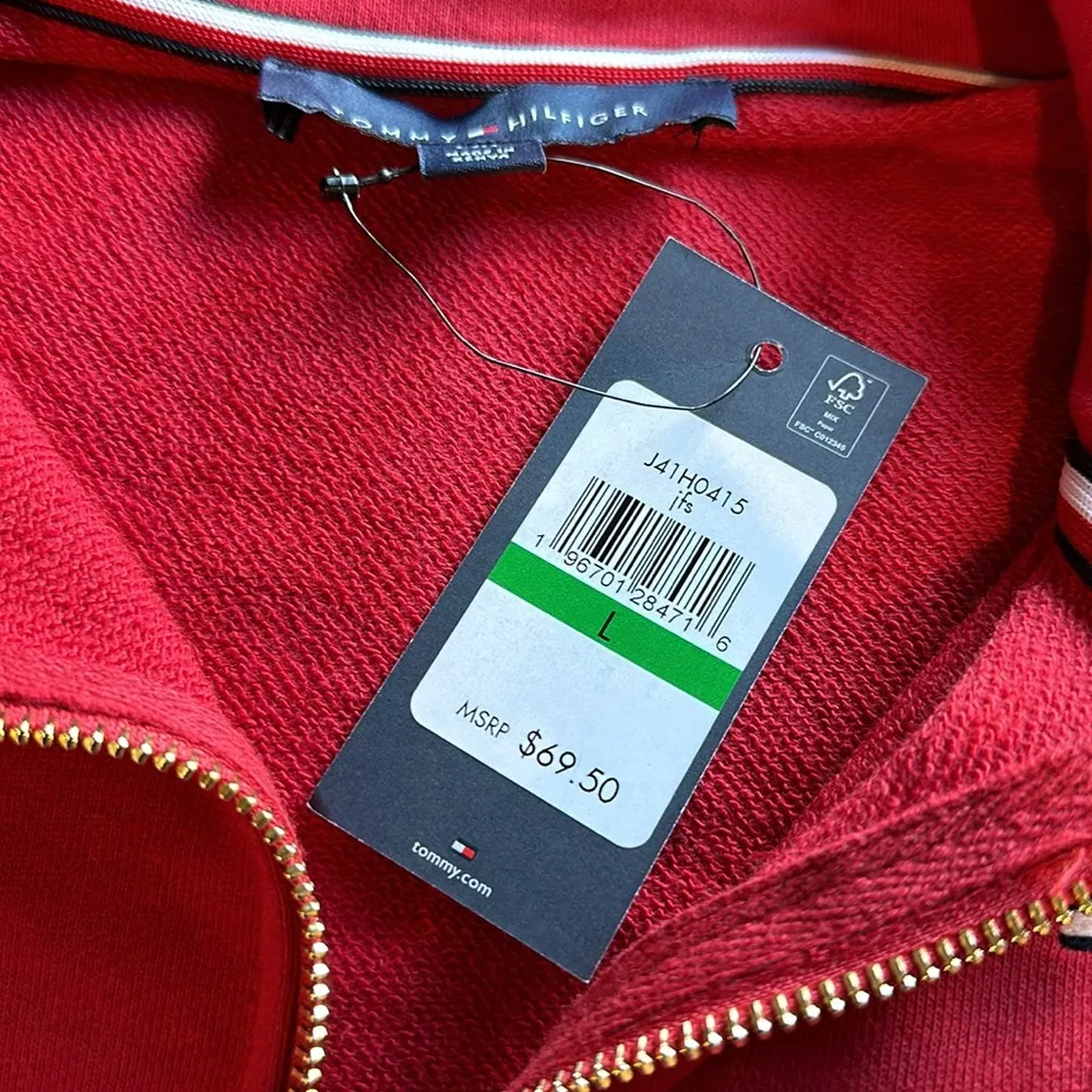 NWT Tommie Hilfiger color block Quarter Zip - Image 6