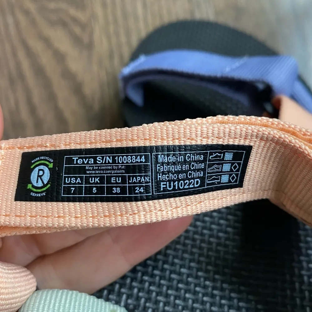 Teva Flatform Universal Platform Sandals Sherbet Women’s Size 7 - Image 9