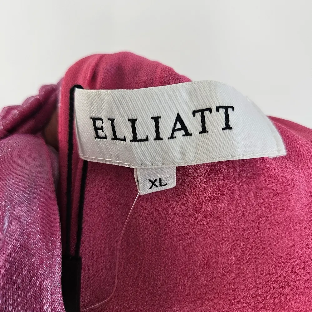 Elliatt Teagan Iridescent Midi-Dress Pink Size XL NWT Mermaidcore Formal Wedding - Image 13