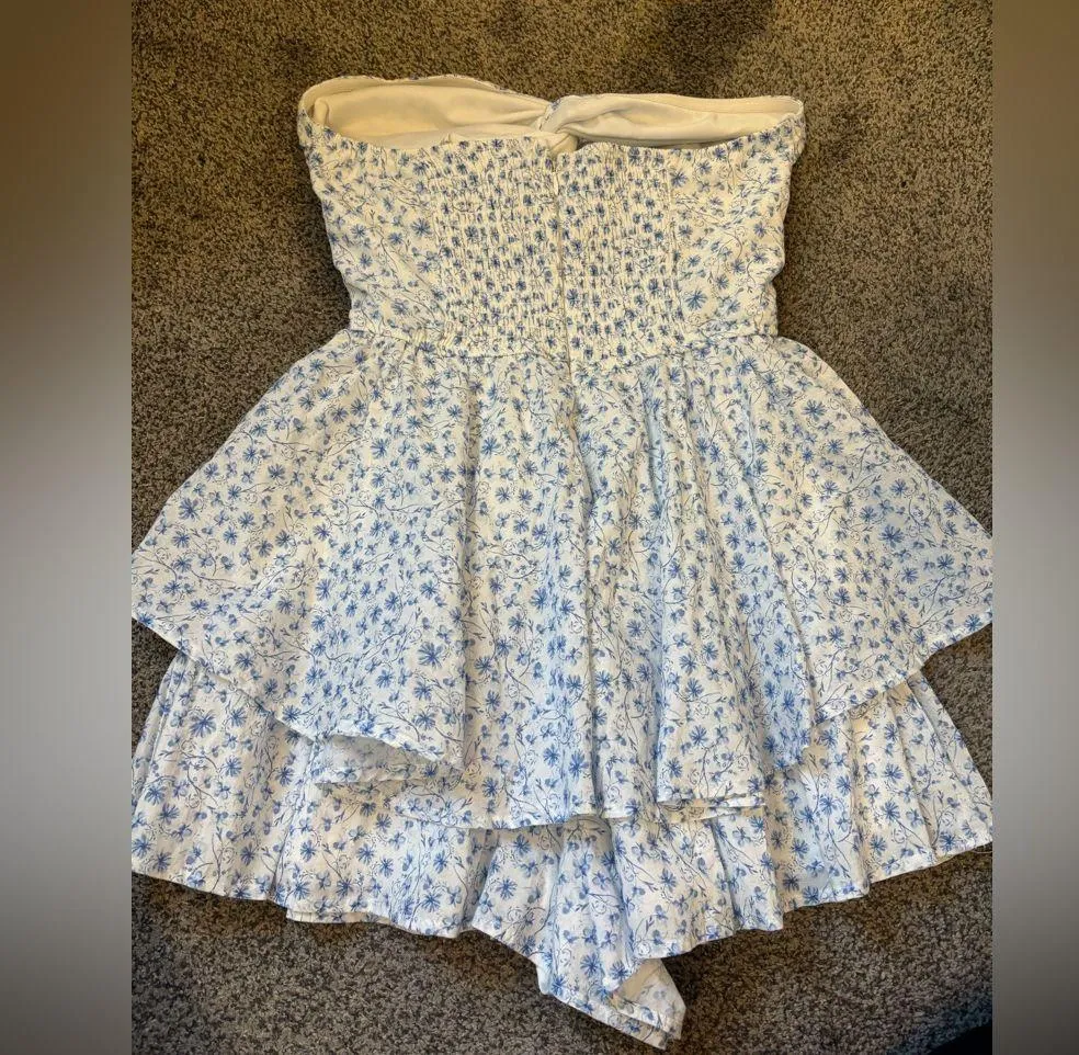 Altar’d State Strapless Romper - Image 4