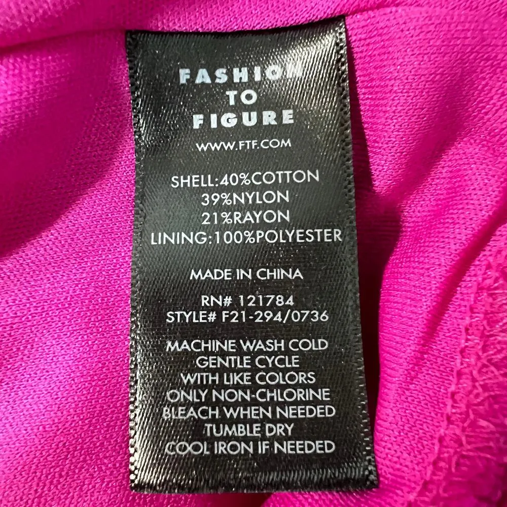 Fashion to Figure Womens Top 1X Floral Lace Cropped Romantic Coquette Party Chic - Image 9