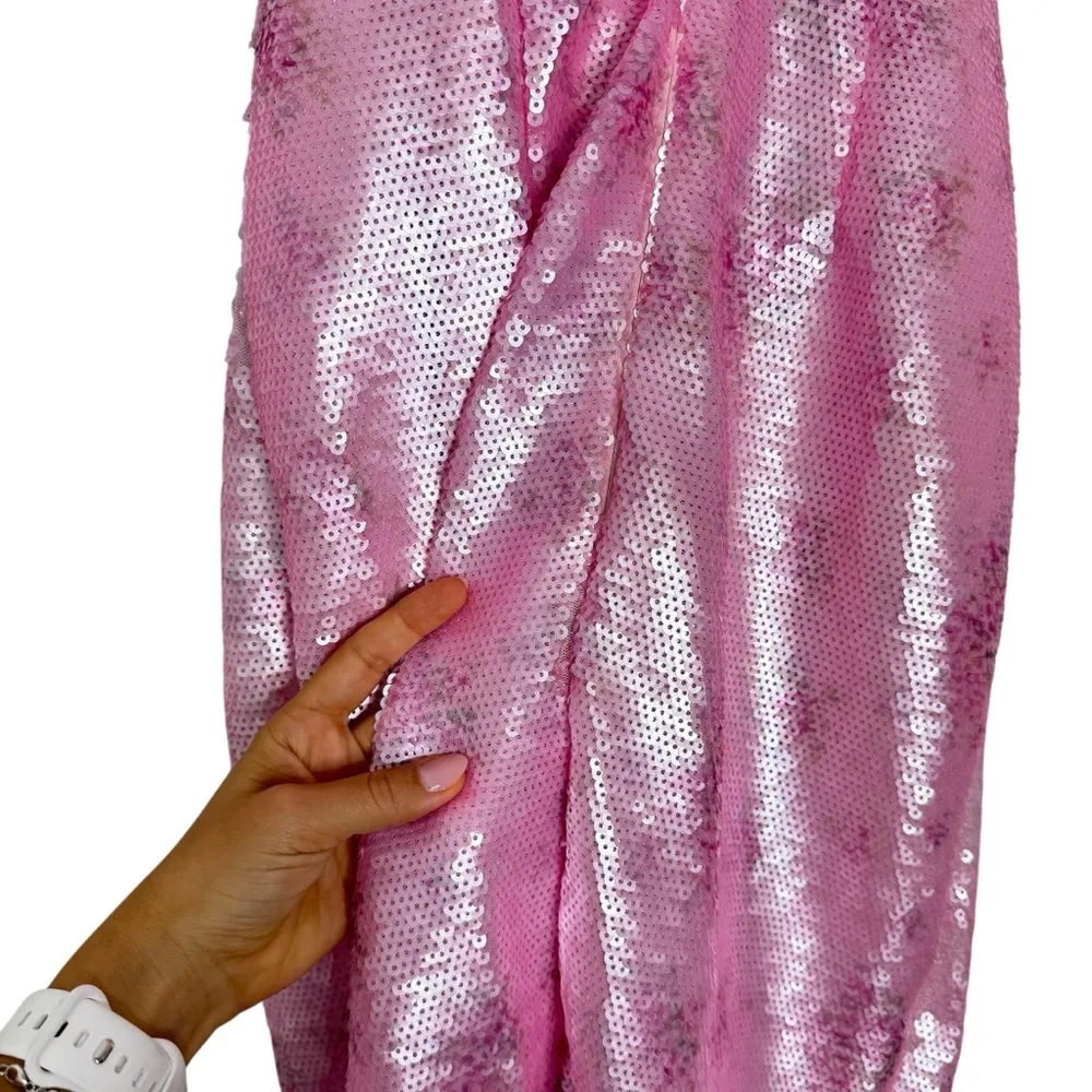 LoveShackFancy Stasia Sequin Midi Dress - Image 13