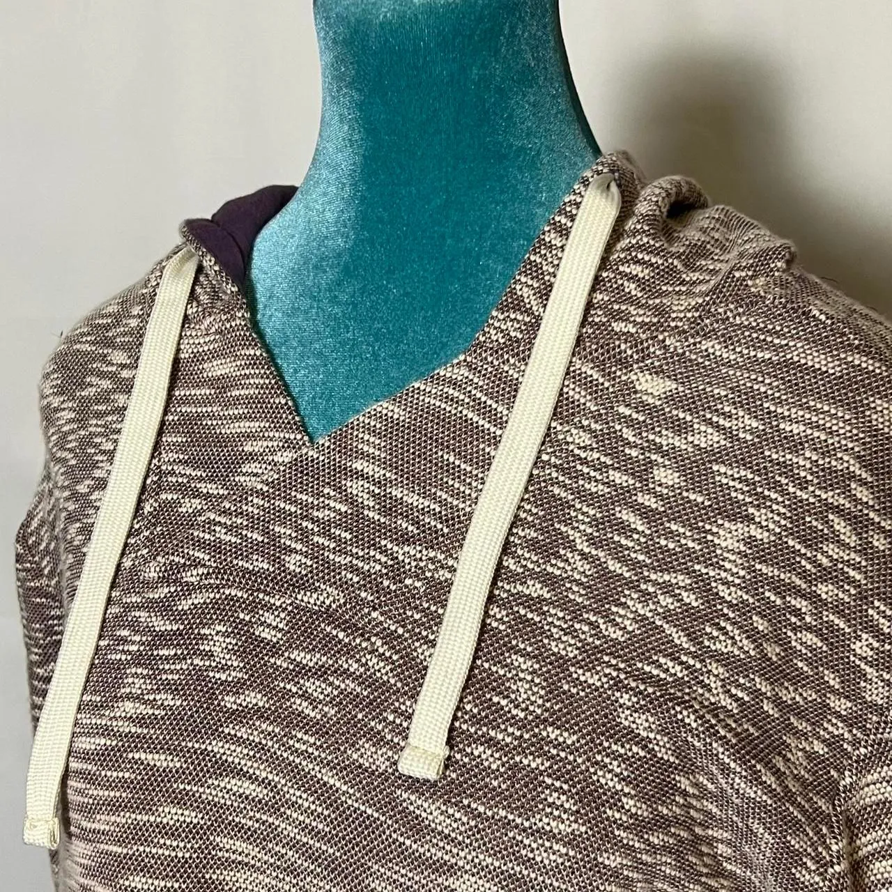 Vintage Vibe Hang Ten Purple Marled Knit Hoodie - Image 6