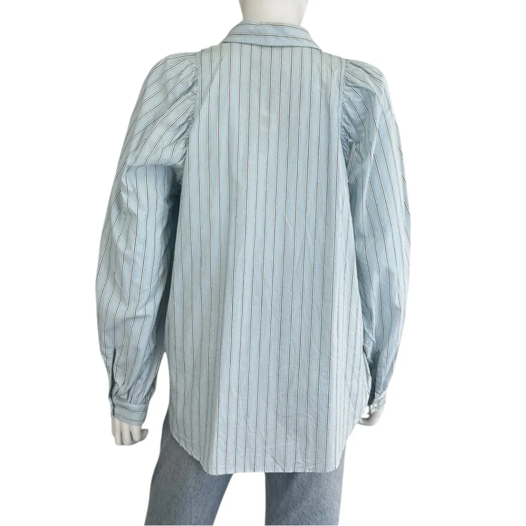 Rails Blue Striped Elsa Shirt Size M - Image 3
