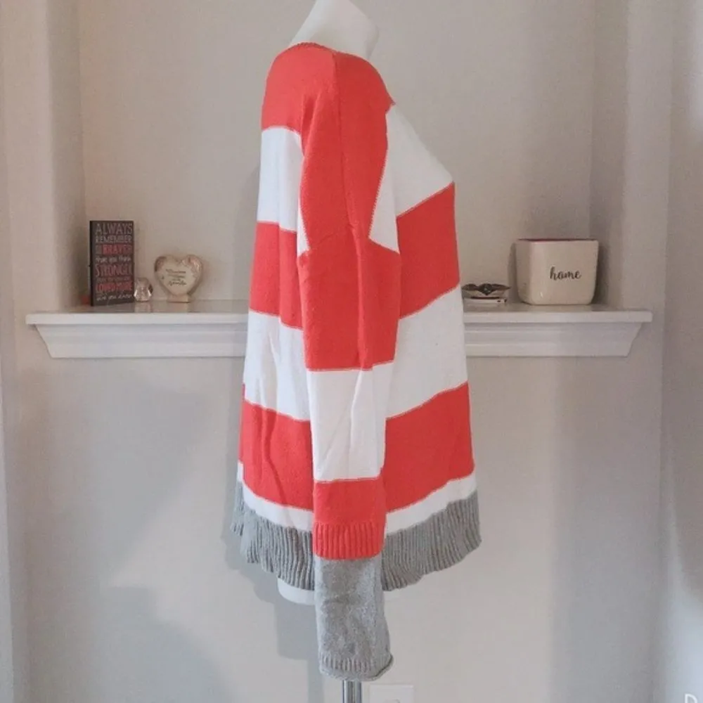 Caslon Contrast Cuff Crewneck Sweater/ Pullover Size XL EXCELLENT! - Image 4