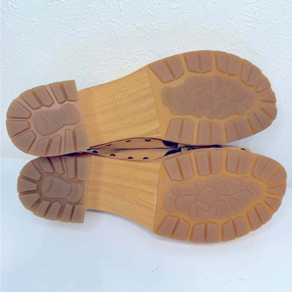 Kork-Ease Tatum Yellow Mango Leather Platform Clog Slides Size 10 EUC - Image 7