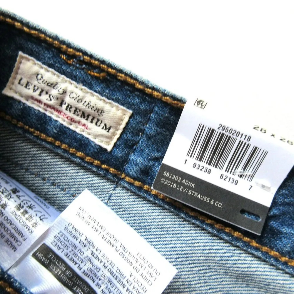 NWT Levi's 501 Skinny in Sansome Street Destroyed Non-Stretch Crop Jeans 28 - Image 4