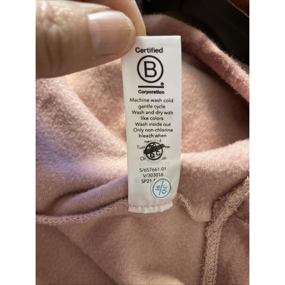 *Athleta Balanced Print Sweatshirt Womens MP Pink Floral Athleisure Yoga Running - Image 5