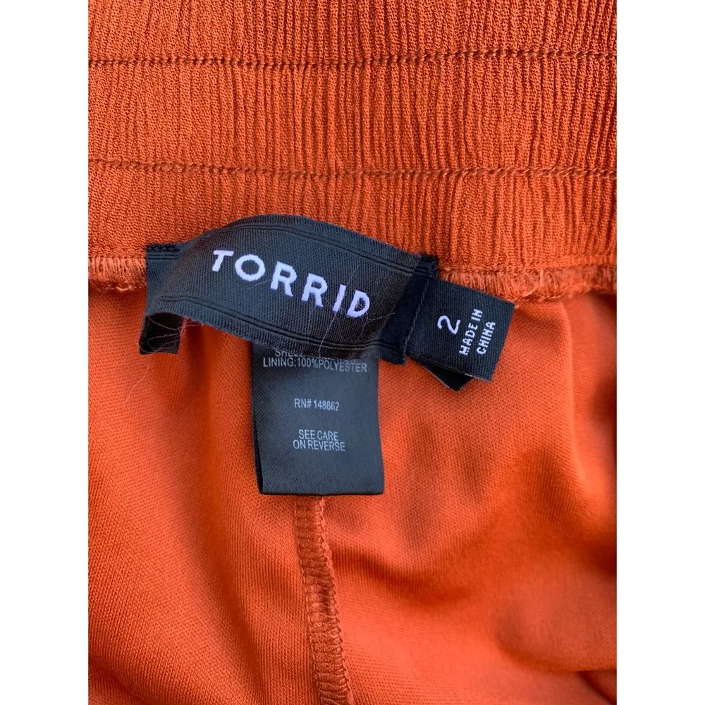 Torrid Wide Leg Gauze Crop Pants - Image 3