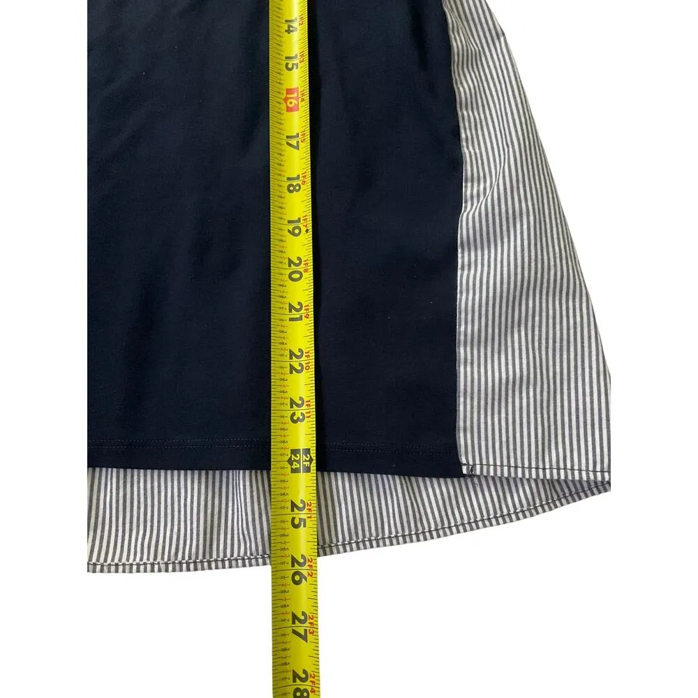 Loft Blue Long Sleeve Shirt Women Size Medium | 33-17 - Image 6