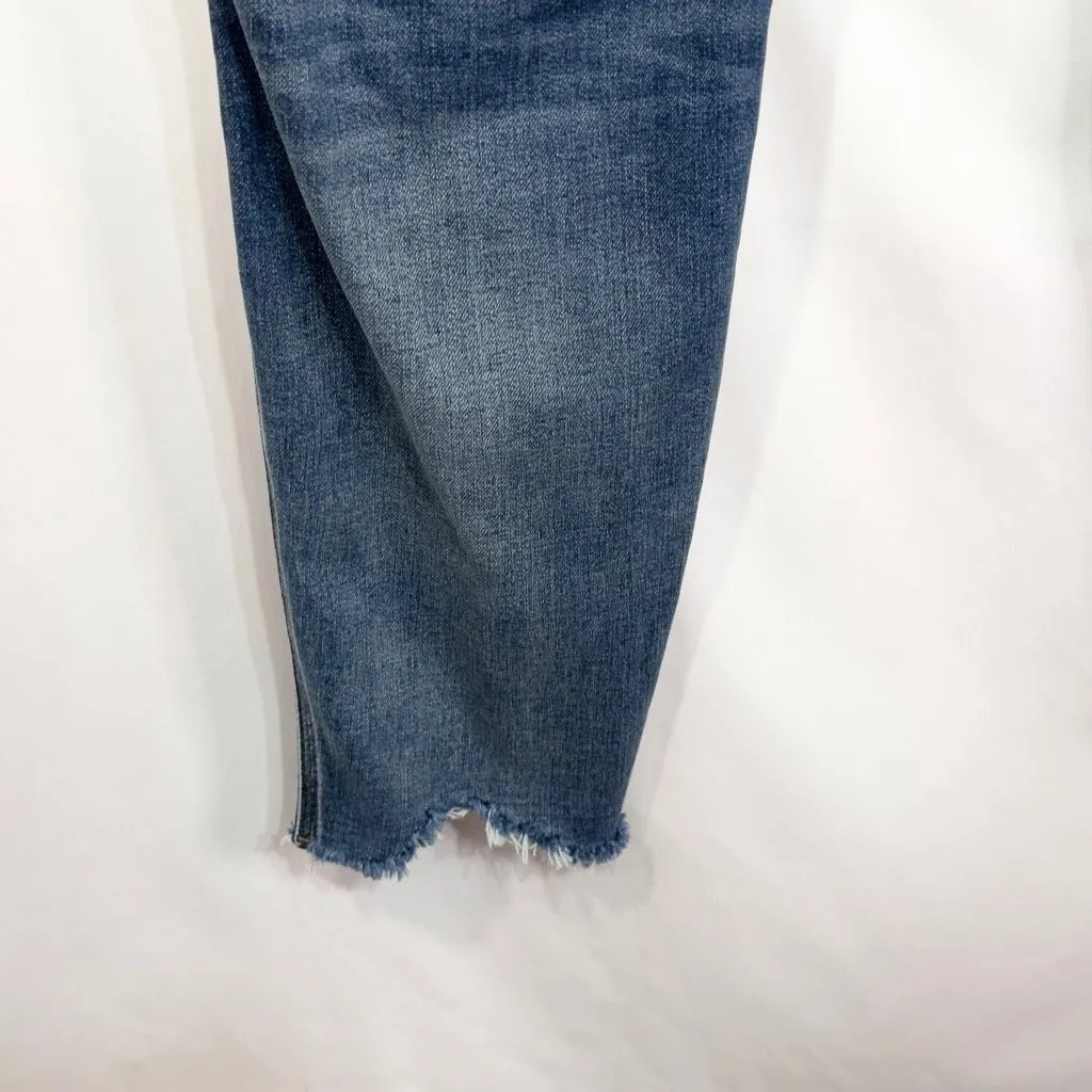Lane Bryant Plus Size 20 Jeans Ripped Distressed Raw Hem Skinny Stretch‎ 475 - Image 10