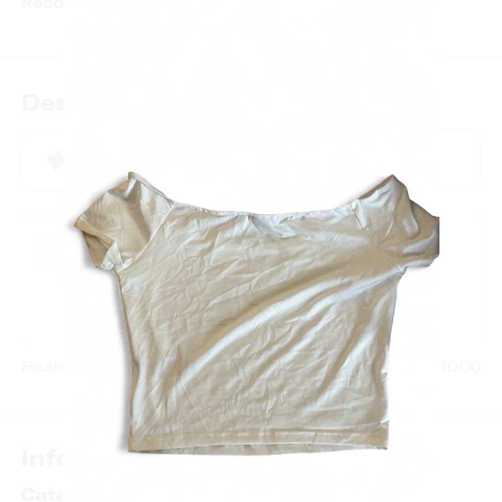 Edikted ALEXANDERA boat neck top in medium nwt - Image 2